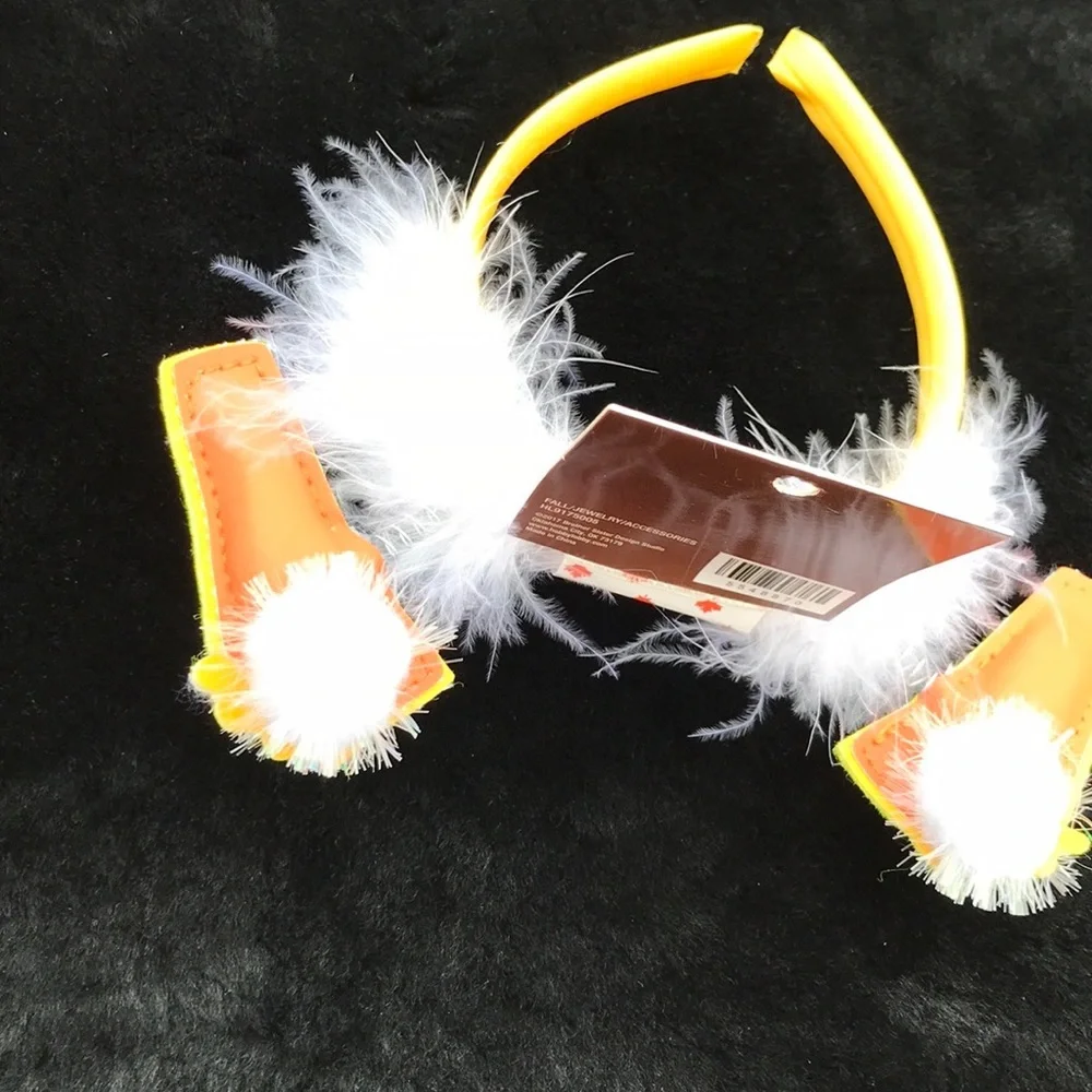 NWT 3 Fall Hair Accessories Bopper Headband Little Wishes Hair Bow & Hair Clip